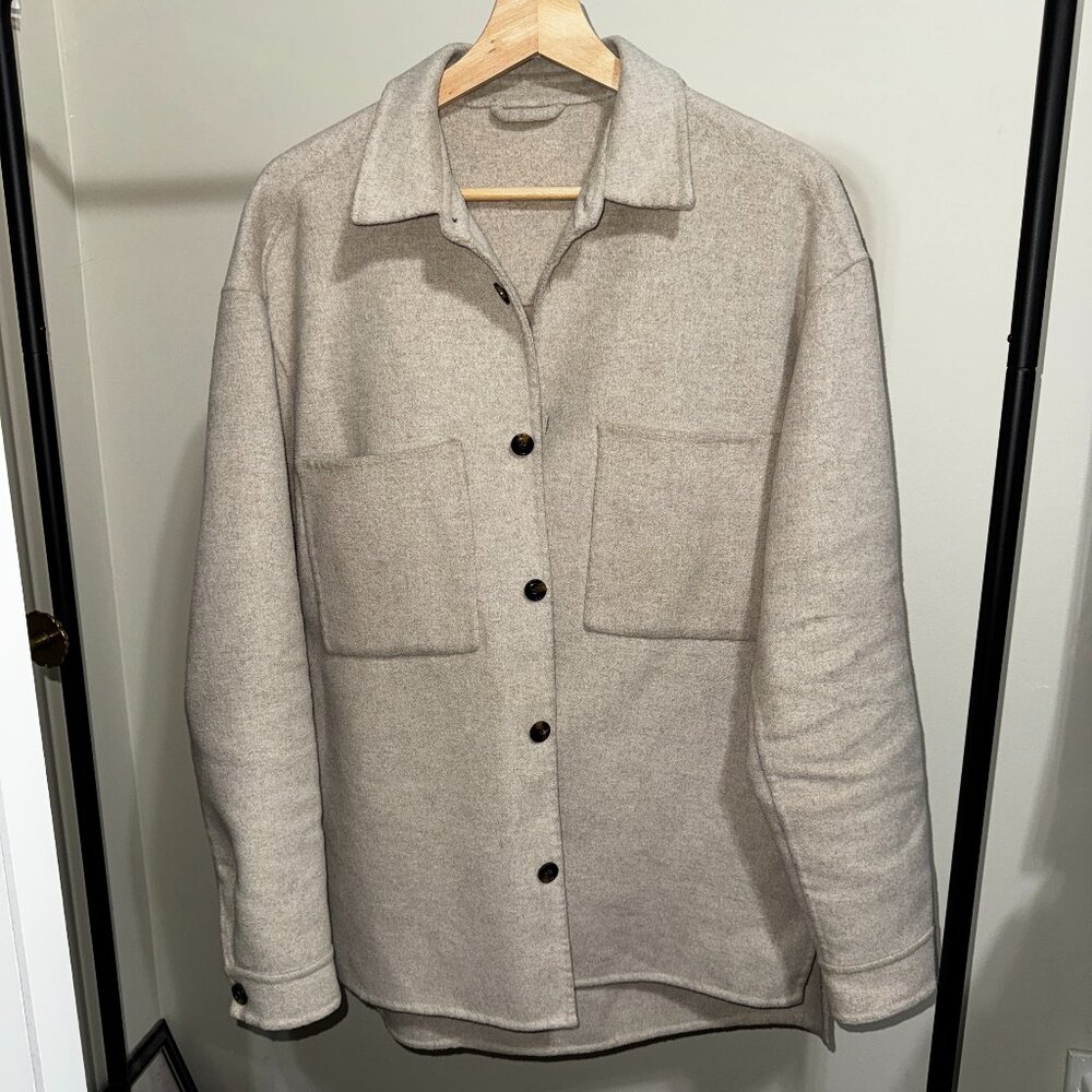 ZARA - Wool-Blend Shacket